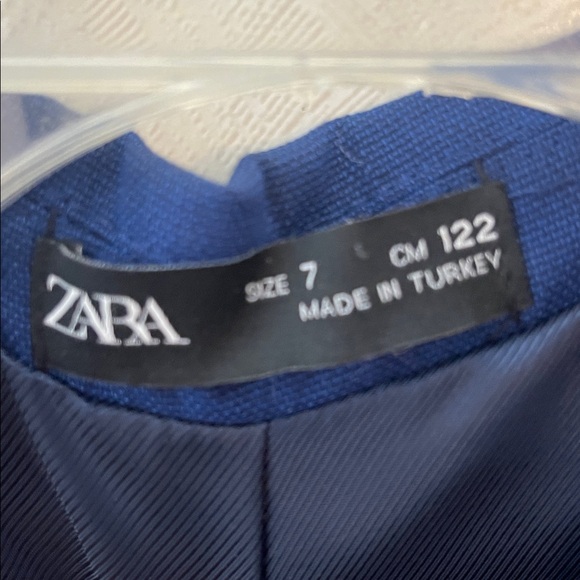 🆕 ZARA Boys Blazer Size 7 - Picture 4 of 5
